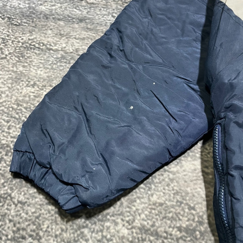 Vintage Dallas Cowboys Hooded Puffer‎ Jacket Mens XL Blue NFL Embroidered 90s - Picture 7 of 13